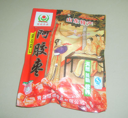 青岛崂山阿胶枣 青岛食品;青岛食品;青岛食品;烧烤鱿鱼;烧烤黄花鱼;鱿鱼丝;绿岭食品;青岛绿岭;烤鳕鱼;鳕鱼丝;辣烤鳕鱼;烤虾皮; 绿岭--青岛绿领食品有限公司