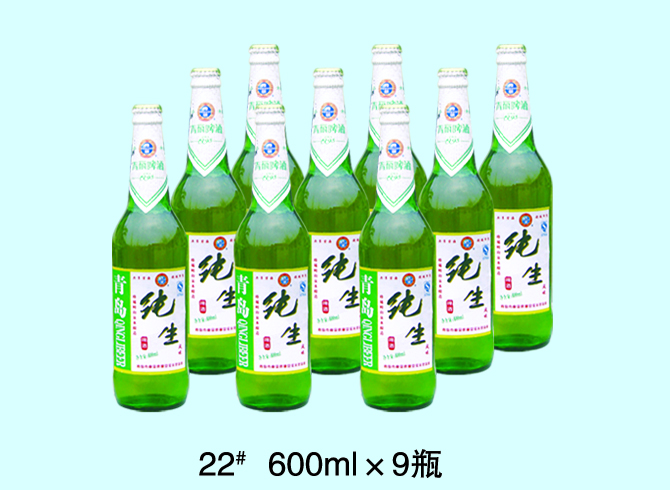 22# 600ml×9瓶 纯生;易拉罐;啤酒;青丽啤酒;青岛青丽;青岛啤酒;黑啤;金啤;原浆桶;青丽特纯;特纯;青岛原浆桶; 青丽啤酒-青岛青丽啤酒有限公司-青岛青丽